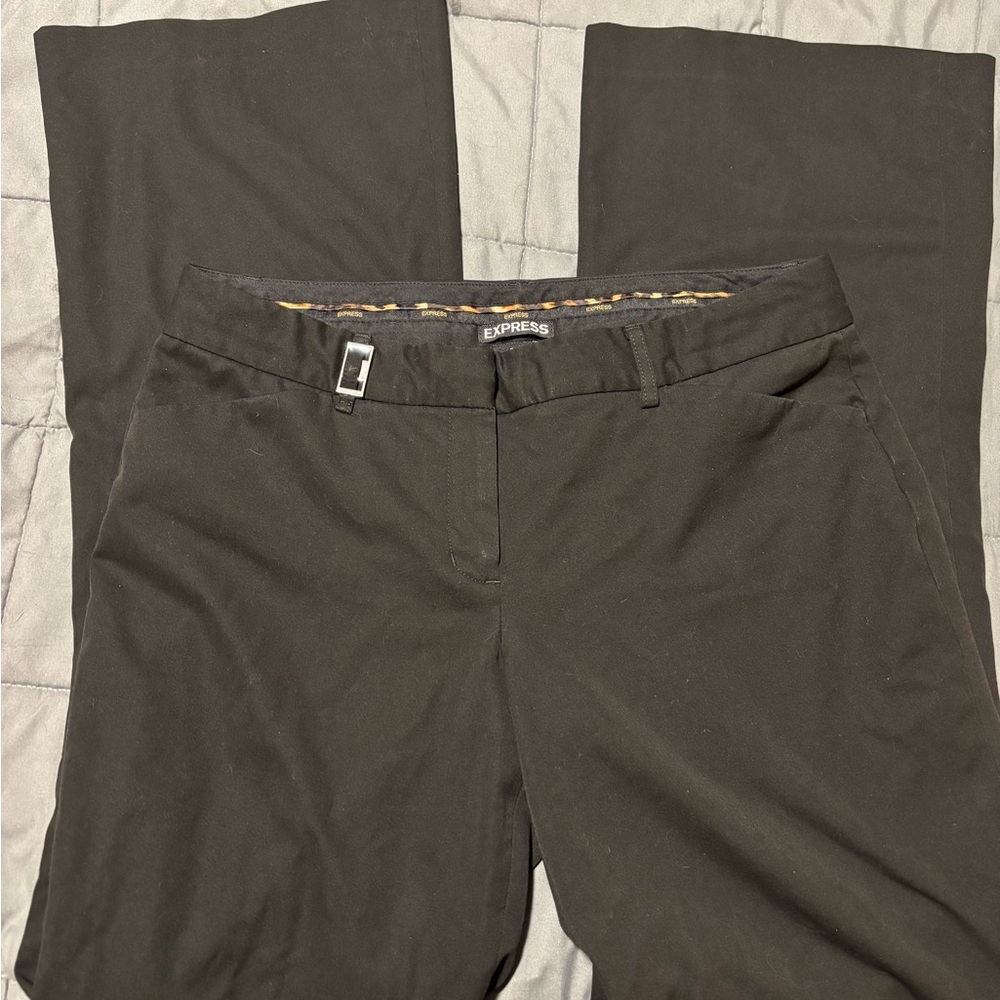 EXPRESS Women’s Black Boot Cut Flared Trousers Size 6R